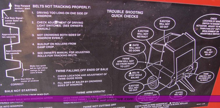 image for item 6710 Hesston 560 round baler