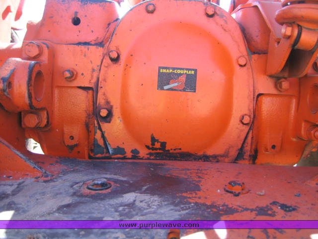 image for item 1100 1955 Allis Chalmers WD45 broom tractor