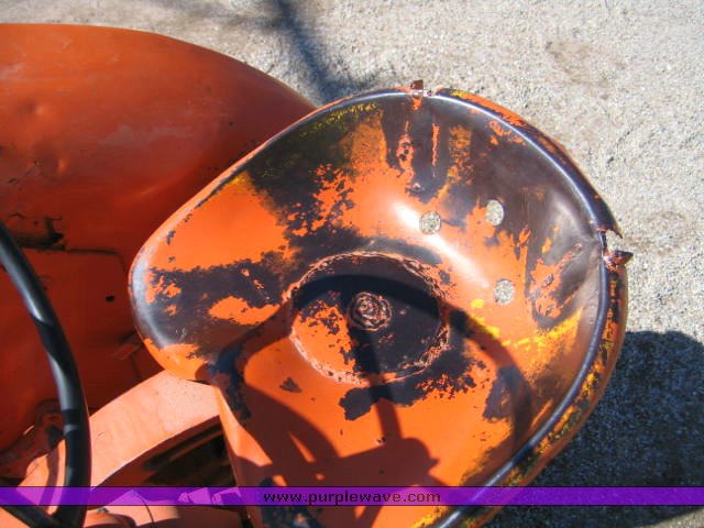 image for item 1100 1955 Allis Chalmers WD45 broom tractor