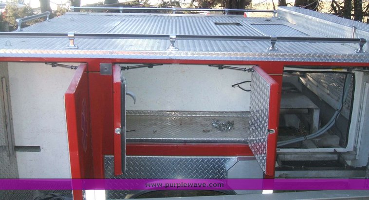 image for item 2001 1995 Hays Fire Equipment aluminum truck bed