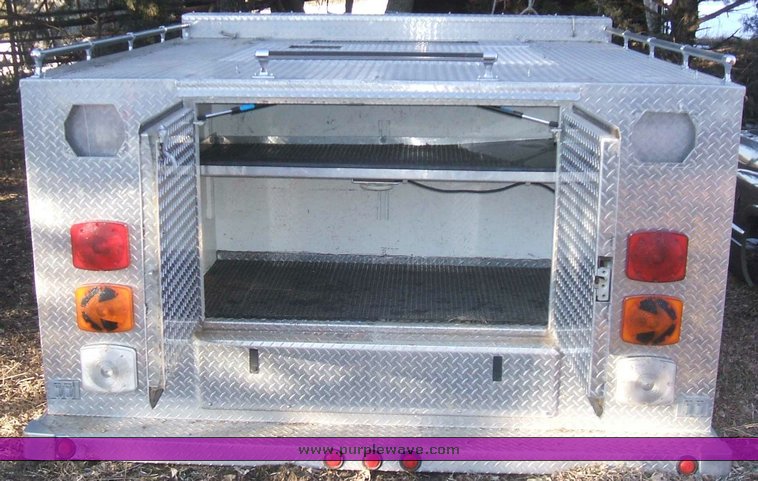 image for item 2001 1995 Hays Fire Equipment aluminum truck bed