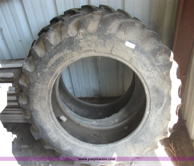 (2) Goodyear 13.628 tractor tires in Eudora, KS Item 2080 sold
