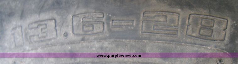image for item 2080 (2) Goodyear 13.6-28 tractor tires