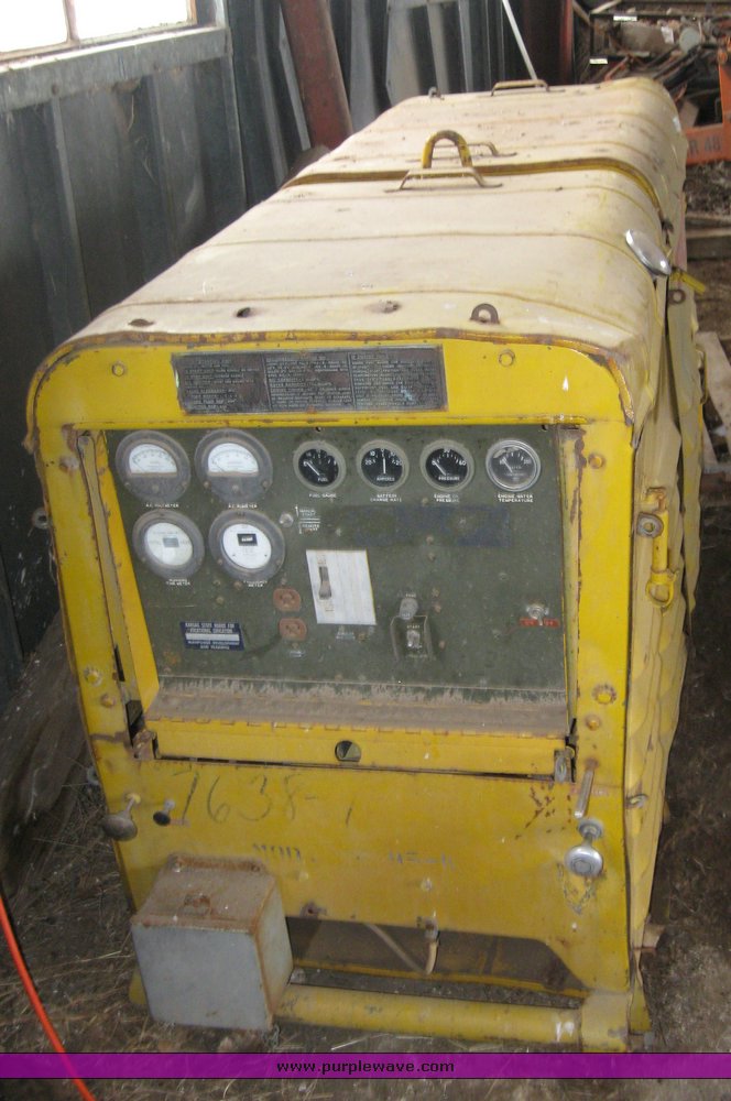 image for item 3347 Onan PE-95-K US Army signal corp power unit
