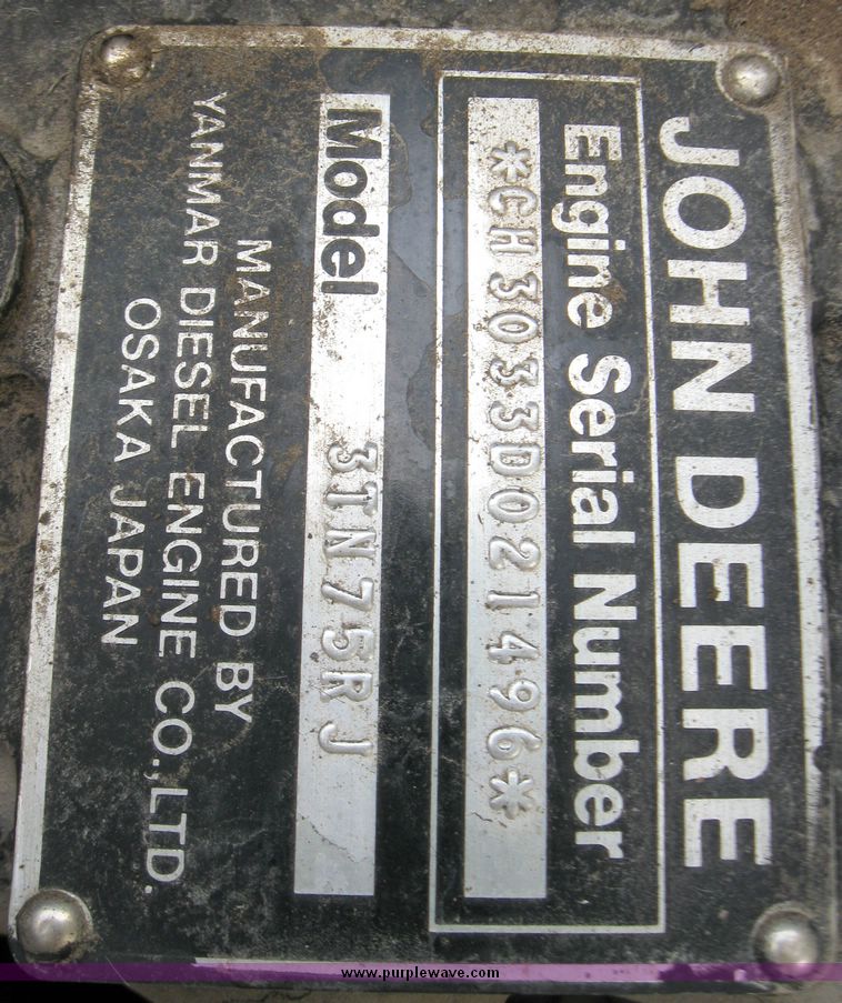 image for item 3355 1994 John Deere 855 MFWD utility tractor with belly mount mower