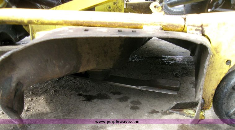 image for item 3355 1994 John Deere 855 MFWD utility tractor with belly mount mower