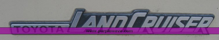 image for item 3437 1990 Toyota FJ75 Land Cruiser