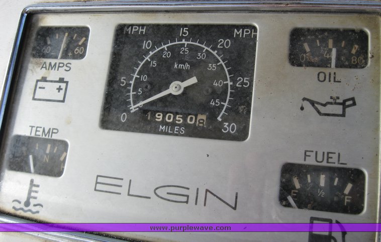 image for item 8432 1968 Elgin Model S street sweeper