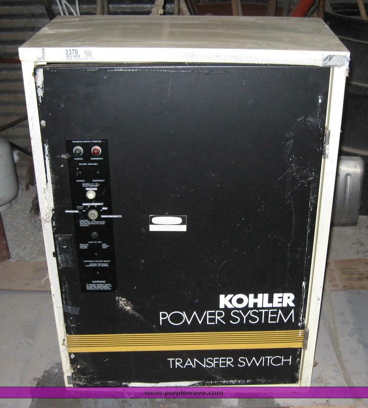 image for item 9801 Kohler power system transfer switch
