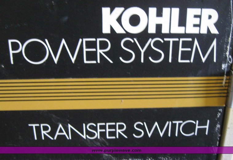 image for item 9801 Kohler power system transfer switch