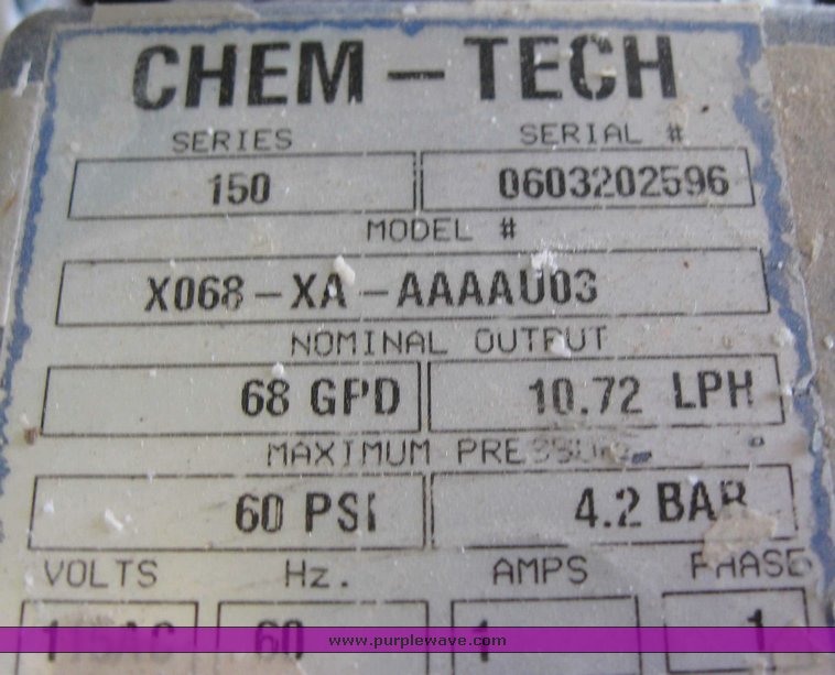 image for item 9803 (7) chlorinator pumps