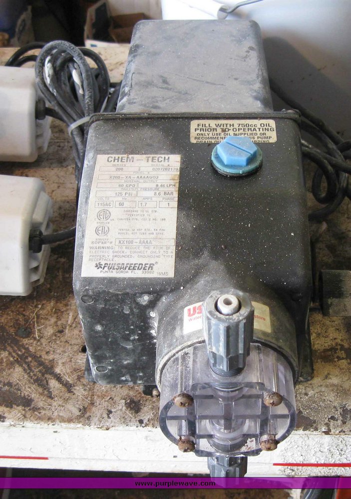 image for item 9803 (7) chlorinator pumps