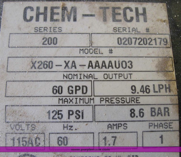 image for item 9803 (7) chlorinator pumps