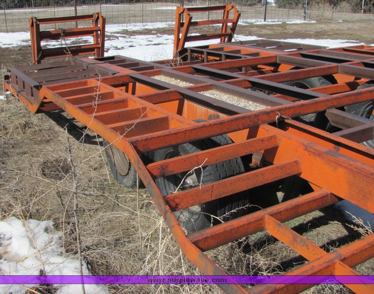 image for item 3036 Donahue combine/swather trailer