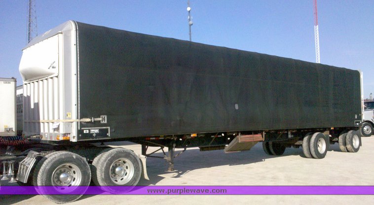 image for item 4007 2002 Transcraft Eagle 48' flatbed trailer