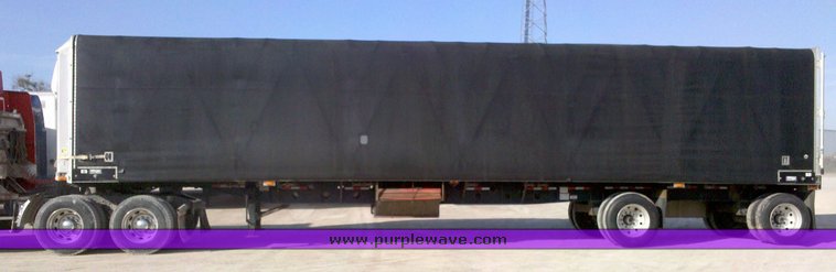 image for item 4007 2002 Transcraft Eagle 48' flatbed trailer
