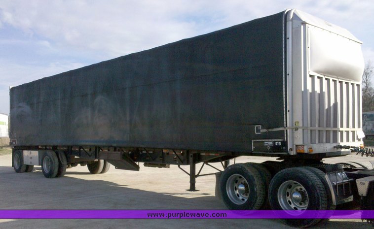 image for item 4007 2002 Transcraft Eagle 48' flatbed trailer