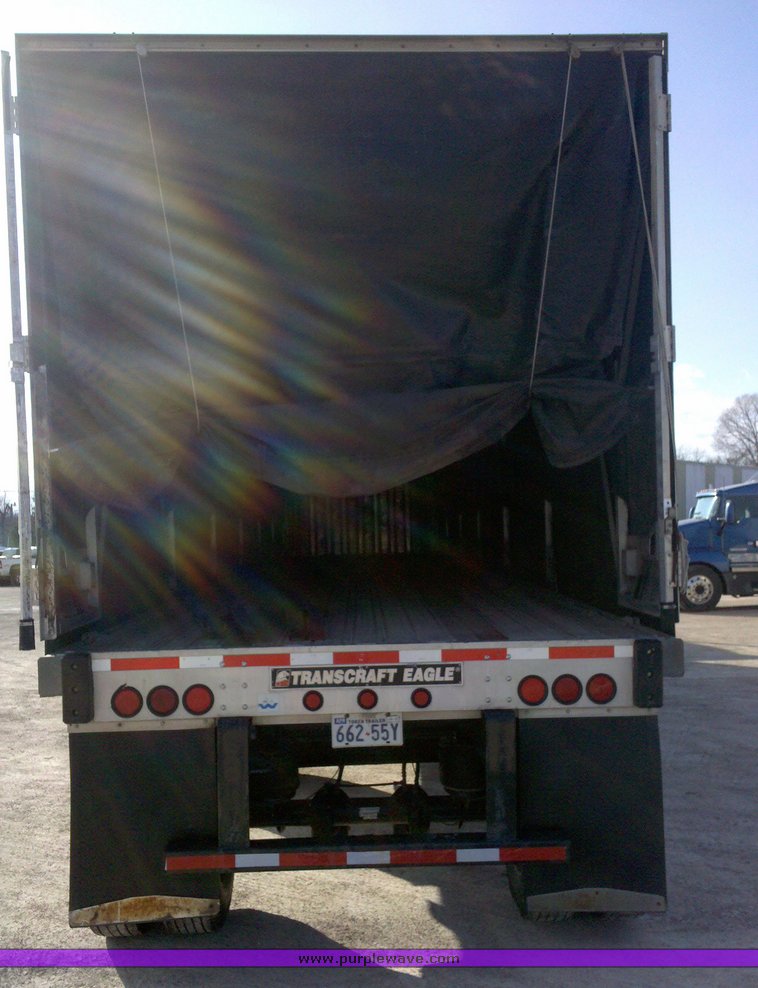 image for item 4007 2002 Transcraft Eagle 48' flatbed trailer