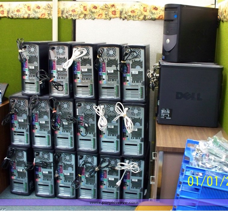 image for item 1005 (21) Dell Optiplex GX260 desktop computers