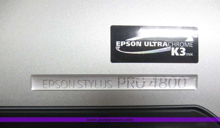image for item 6581 Epson Stylus Pro 4800 printer