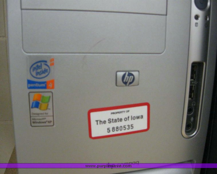 image for item 7901 (4) HP Compaq computers