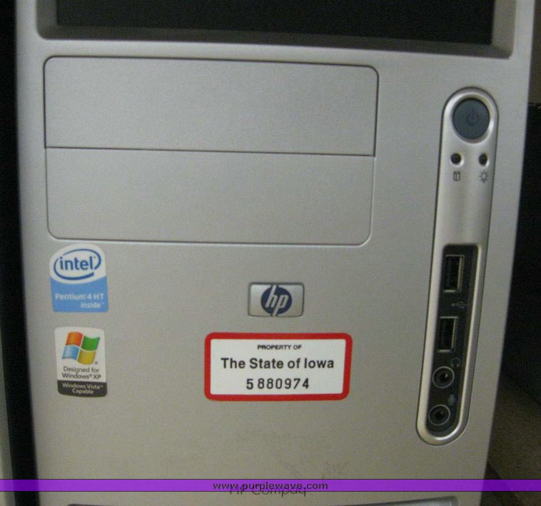 image for item 7903 (4) HP Compaq computers