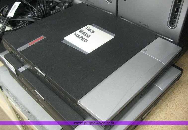 image for item 7910 (4) Compaq EVO N620c laptops