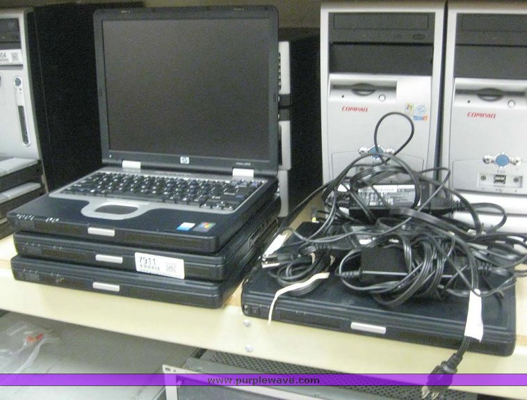 image for item 7911 (4) HP Compaq NC 6000 laptops