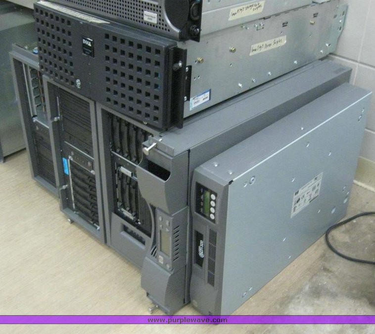 image for item 7949 Assorted rack mount servers and hard drives