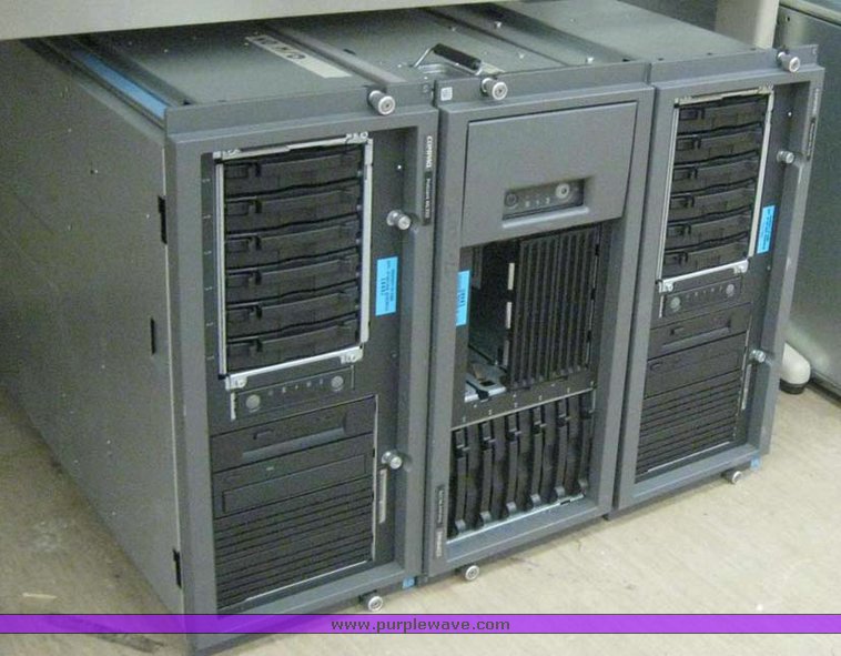 image for item 7949 Assorted rack mount servers and hard drives