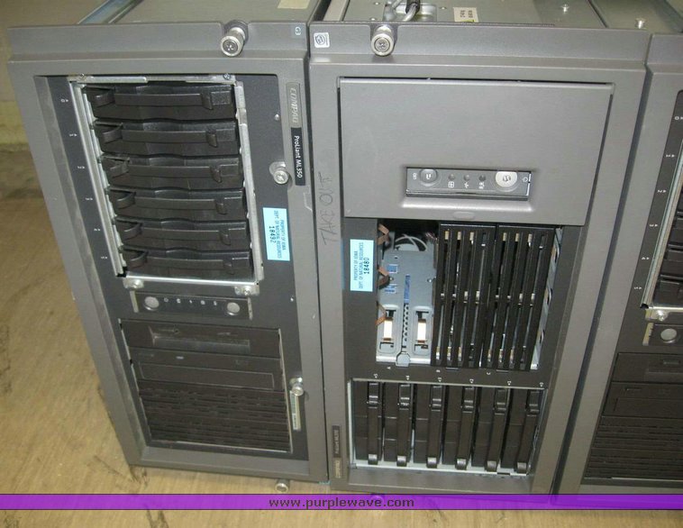 image for item 7949 Assorted rack mount servers and hard drives