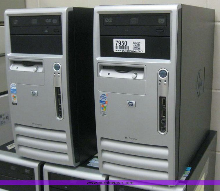 image for item 7950 (5) HP Compaq computers