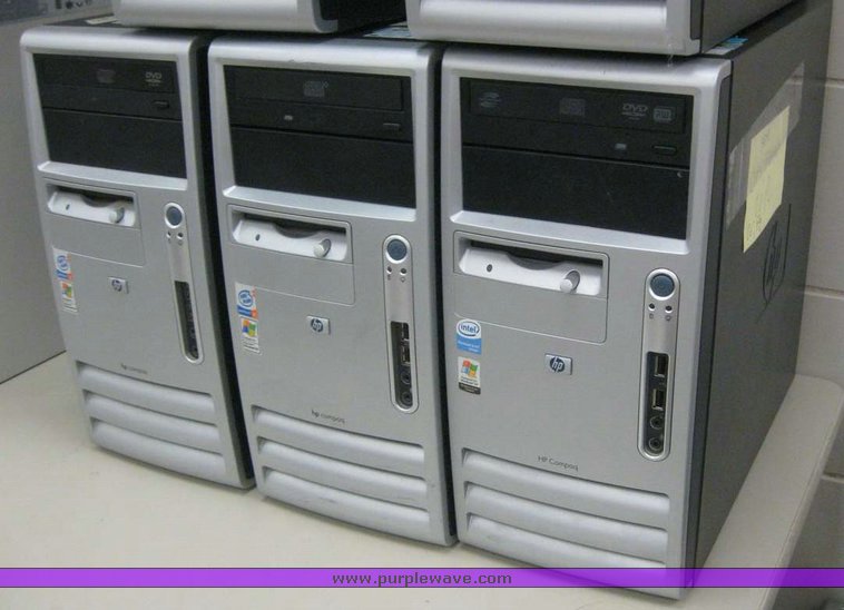 image for item 7950 (5) HP Compaq computers