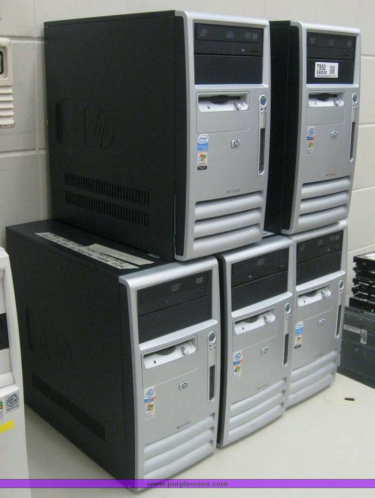 image for item 7950 (5) HP Compaq computers