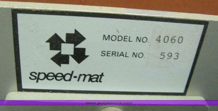 image for item 7963 Speed-Mat mat cutter