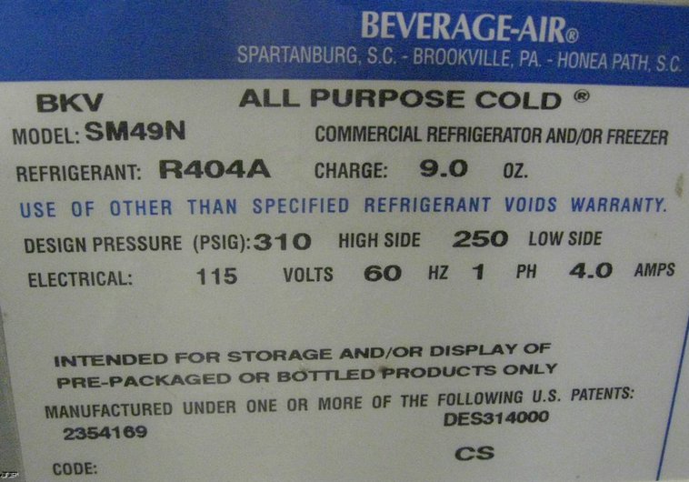 image for item 7967 (2) Beverage-Air twelve case coolers