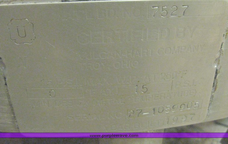 image for item 7987 National 100 gallon stainless steel steam kettle