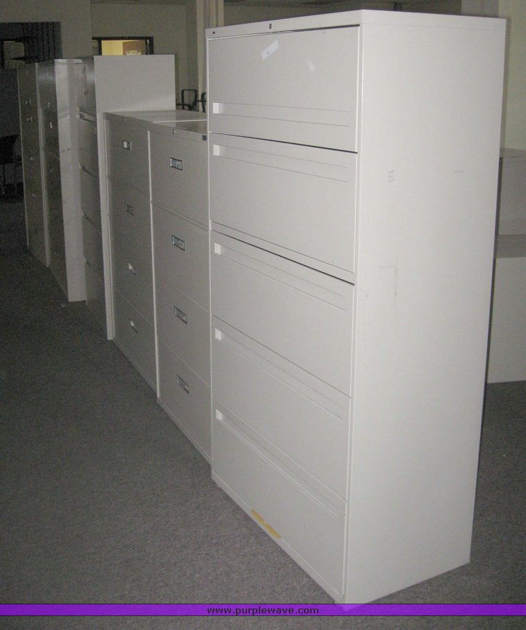 image for item 8052 (6) assorted file cabinets