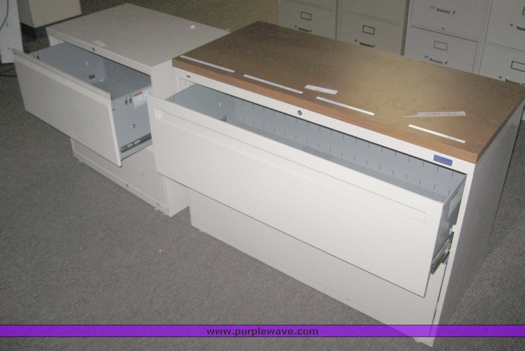 image for item 8053 (8) assorted file cabinets