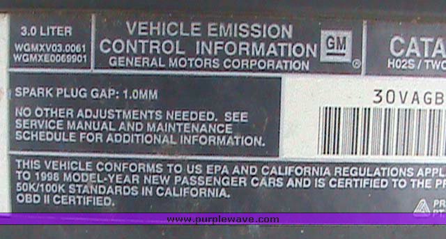 image for item 1001 1998 Cadillac Catera