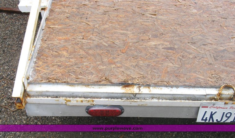 image for item 2098 Homemade 20' bumper-pull trailer