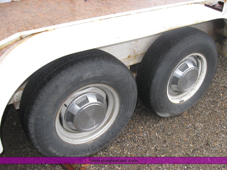 image for item 2098 Homemade 20' bumper-pull trailer