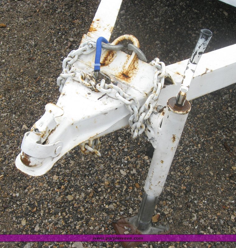 image for item 2098 Homemade 20' bumper-pull trailer