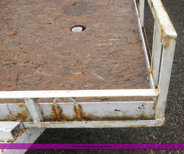 image for item 2098 Homemade 20' bumper-pull trailer