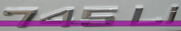 image for item 2106 2005 BMW 745LI