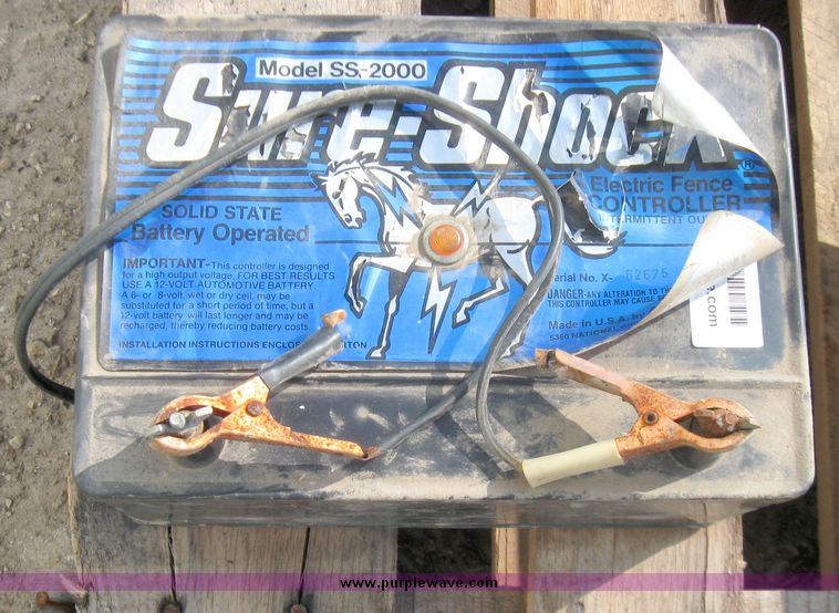 image for item 3057 (2) 12 volt fence chargers