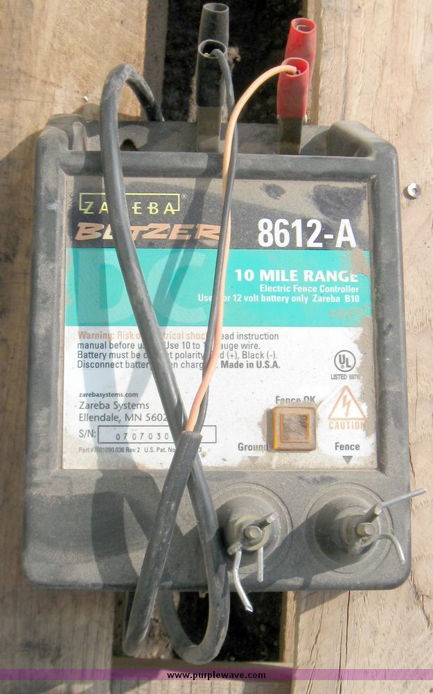 image for item 3057 (2) 12 volt fence chargers