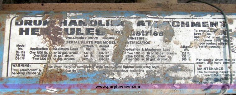 image for item 3413 Forklift barrel attachment