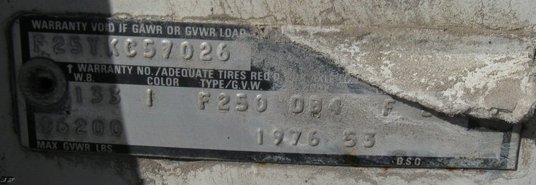 image for item 5312 1976 Ford flatbed pickup