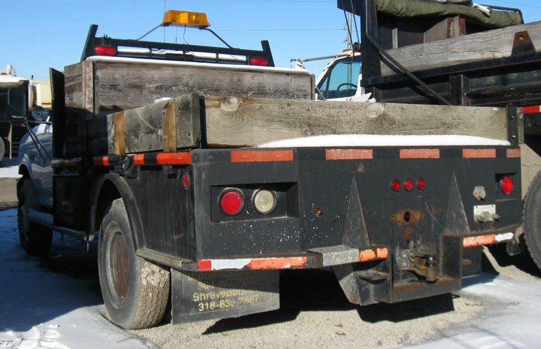 image for item 5316 1995 Ford F350 Super Duty flatbed pickup